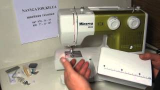 презентация бытовой швейной машины Minerva M320
