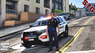 CITY PATROL!!!| #98 (GTA 5 REAL LIFE PC POLICE MOD)