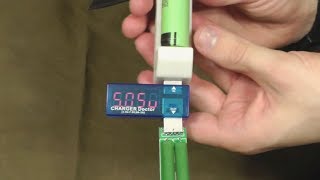 Тестер нагрузки USB 1А/2А для зарядок или power bank (нагрузочный резистор usb)