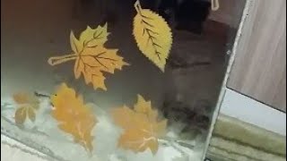 Рисунок на зеркале или шедевр для дизайна))