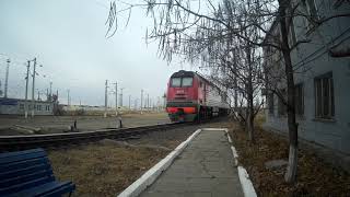2ТЭ25КМ - № 0126 маневры при депо / 2TE25KM-No. 0126 maneuvers at the depot