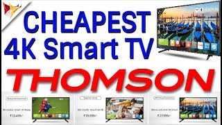 Xiaomi Effect | Thomson Launched Cheapest 4K Smart LED TV Price Starting from Rs.13500 |  Data Dock