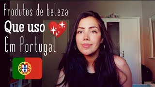 Meus produtos de beleza em Portugal