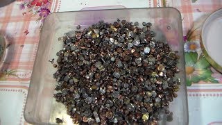 СЕРЕБРО из контактов на медной подложке