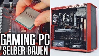 GAMING PC selber bauen Zusammenbauen Anleitung! Intel + AMD 2017
