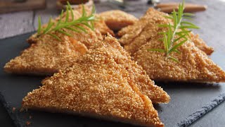 The Crispiest Shrimp Toast You’ll Ever Make at Home 脆皮虾吐司 How to Make Prawn Toast • Chinese Recipe