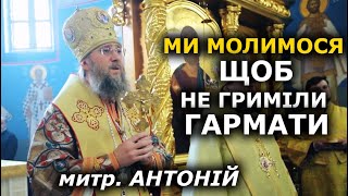 Мы молимся, чтобы не гремели пушки. Митрополит Антоний, 28 февраля 2022 (укр)