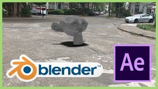 Using the After Effects 3D camera tracker in Blender (with AE2Blend V1.1)