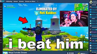 I Stream Sniped Ninja until he ASKED to 1v1 me on Fortnite...