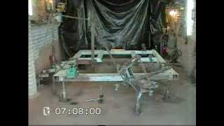 Стенд рихтовочный рамный самодельный .Кузовной ремонт. BODY REPAIR