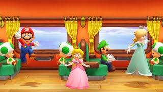Super Mario Party - Senseless Census and More Minigames - Mario vs Peach vs Luigi vs Rosalina