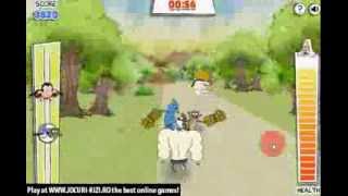 Jocuri cu Mordecai si Rigbi in 3D