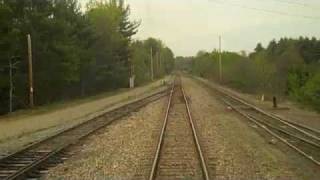 Amtrak's Adirondak passing through Saratoga Springs