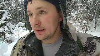 Лось. Скрадом + лыжи камус.