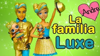 La familia LOL Luxe juega escondido con la bebé! Andre jugando con muñecas l.o.l. y juguetes