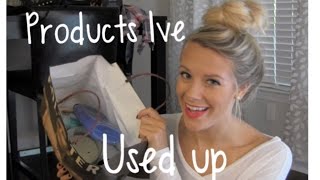 Products Ive Used Up: Empties