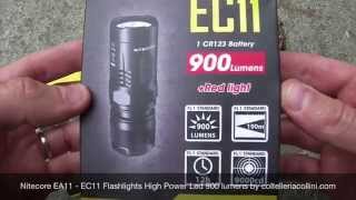 Nitecore Flashlights Explorer EC11 - EA11 - 900 lumens by coltelleriacollini.com