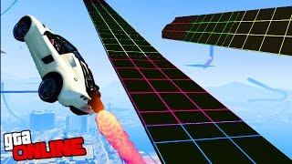 РЕЗКИЙ ПОВОРОТ В ВОЗДУХЕ! ЭПИЧНЫЙ ПАРКУР! (GTA 5 ONLINE ГОНКИ)