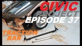 EF Civic project ep.37 (Traction bar & Carbon fiber mirrors)