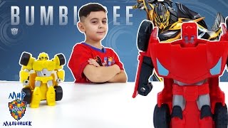 ЯРИК и ТРАНСФОРМЕРЫ! Кто быстрее: САЙДСВАЙП и БАМБЛБИ? 13+