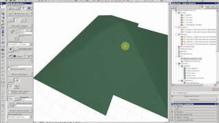 Построение крыш в ArchiCAD 15