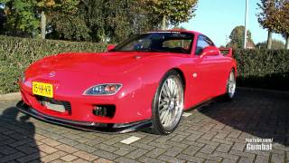 Mazda RX-7 FD3S with 550HP!! Lovely Turbo sounds!! - 1080p HD