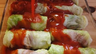 Easy Stuffed Cabbage Rolls Recipe/Cabbage Recipes