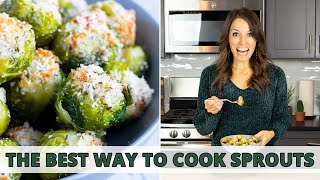How to Make Smashed Brussels Sprouts with Parmesan Cheese