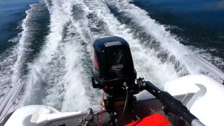 Quicksilver 270 Airdeck Inflatable Boat & 9.8 hp Tohatsu 2T - 32km/h
