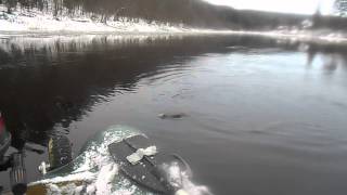 Рыболовно-охотничья база Оять, рыбалка в ноябре 2013 г