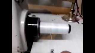mira lo q podes hacer con tu overlock industrial (pasa hilo de cono acono)