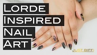 Just Biffi - Lorde Inspired Nail Art