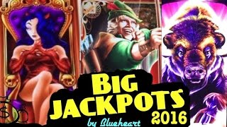 ★2016 JACKPOTS★ Slot machine Half Year Recap of BEST WINS!