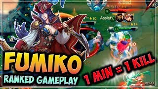 ? 1 KILL/MIN NEW ASSASSIN! | HEROES EVOLVED - FUMIKO BUILD | JOLLY ROGER SKIN | NEW HERO RANKED!