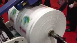 HS-800 P  Double Line T-shirt Bag Making Machine with Slit&Seal System