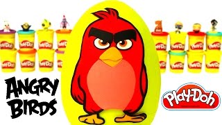 Huevo Sorpresa Gigante de Angry Birds en Español de Plastilina Play Doh
