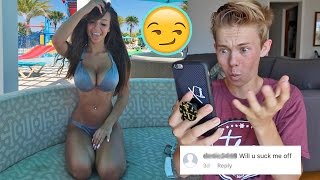 READING MY GIRLFRIEND'S INSTAGRAM COMMENTS!