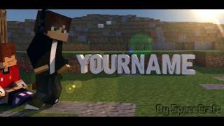 Видео Заставка "Игра майнкрафт" (в стиле minecraft), intro для игры майнкрафт