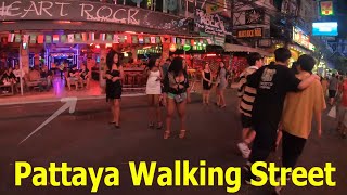 4K Pattaya Nightlife II Walking Street At Midnight II Thailand Nightlife