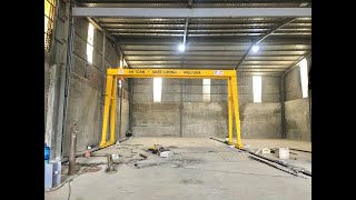 Cổng trục 3 tấn dầm đôi khẩu độ 9m ở Hà Nội