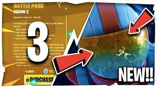 *NEW* SEASON 3 BATTLE PASS SKINS, CHALLENGES & MORE!! ( Fortnite Update News )