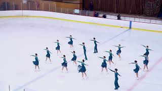 Команда "АКВАМАРИН" г. Омск 2019. Синхронное фигурное катание на коньках.