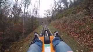 Smoky Mountain Alpine Coaster POV No Brakes