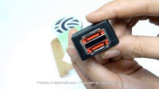 Adaptador ExpressCard a SATA3 de 6 Gbps de 2 puertos distribuido por CABLEMATIC ®