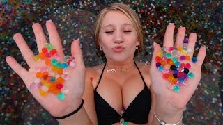 HUGE POOL FILLED WITH ORBEEZ!