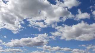 футаж для монтажа "Небо с облаками" Nature.Free footage.