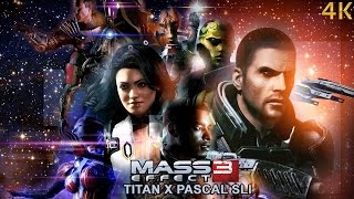 Mass Effect 3 | Titan X Pascal SLI | 4K | Nvidia HB SLI Bridge Performance Test | 60FPS