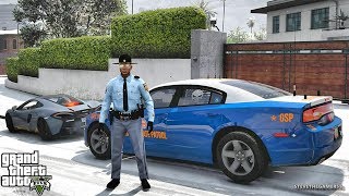 GTA 5 MOD LSPDFR 692 - GSP PATROL!! (GTA 5 REAL LIFE PC MOD)
