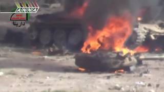 Сирия  Российские вертолеты Ми 24 атакуют боевиков  Russian Mi 24 Hind attack in Syria 720