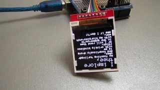 1.44" 128X128 SPI Color TFT LCD Module Display, ILI9163, обзор
